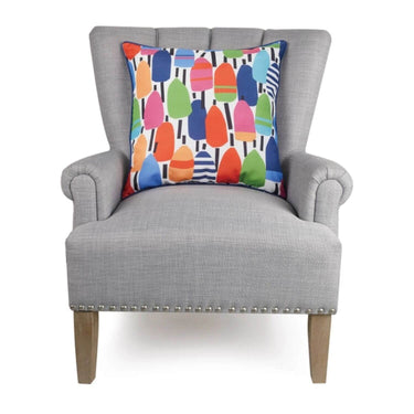 Multicolored Buoy Accent Pillow